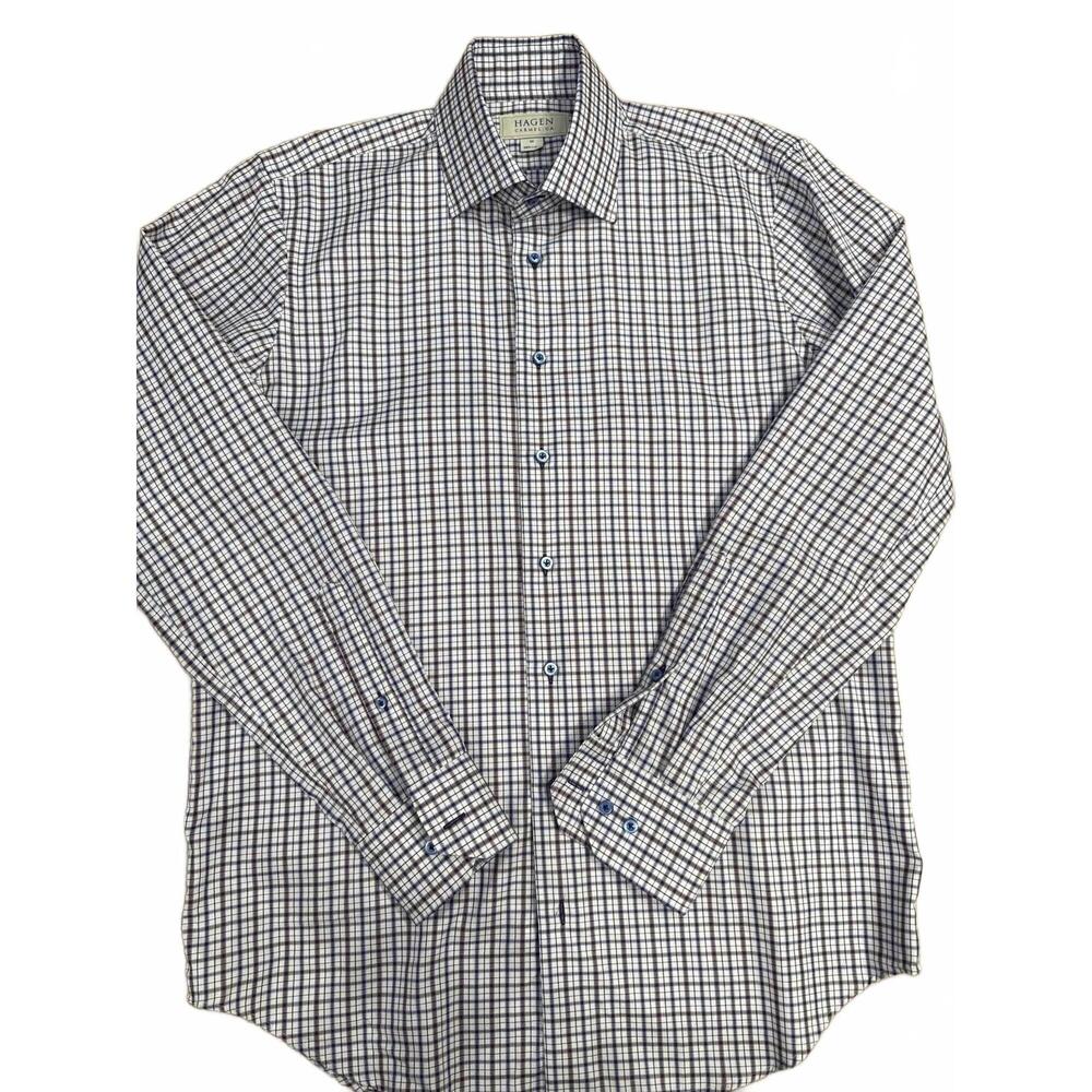 NEW HAGEN men's button down shirt in multi